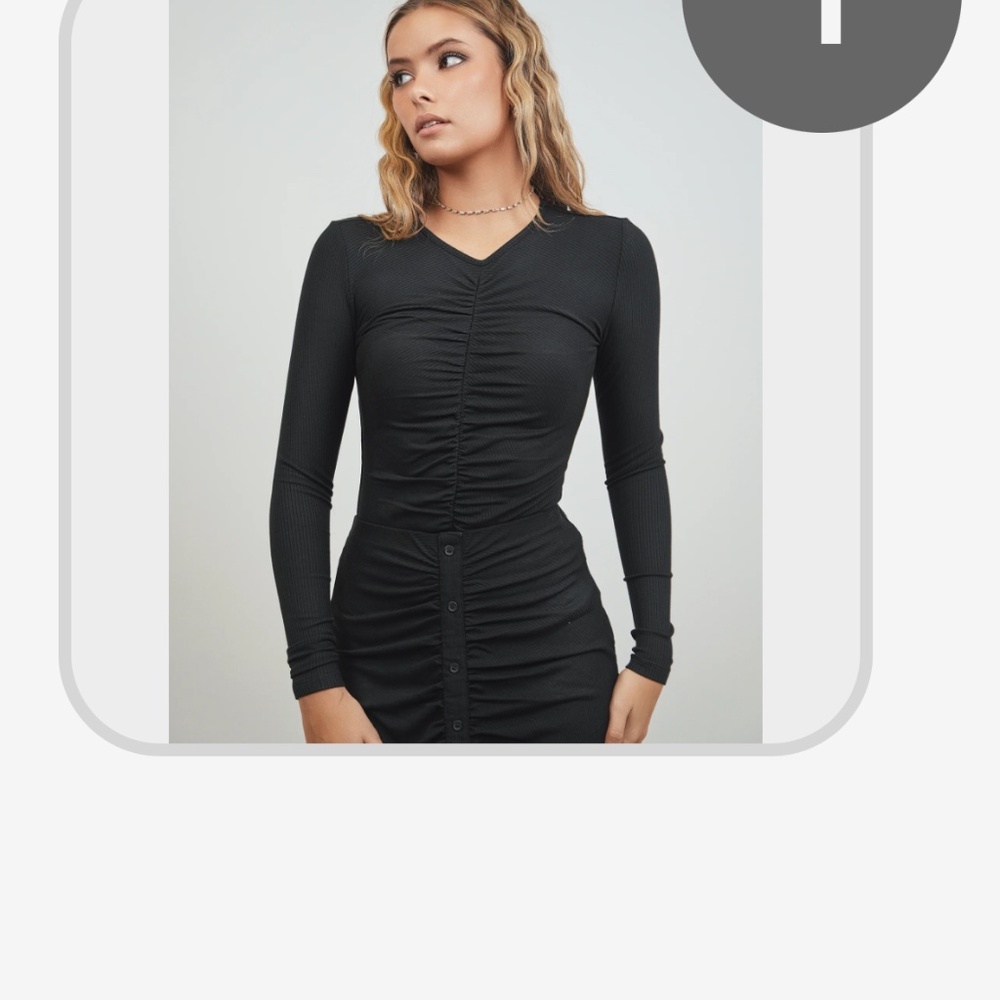 udel ny ruched top and skirt set